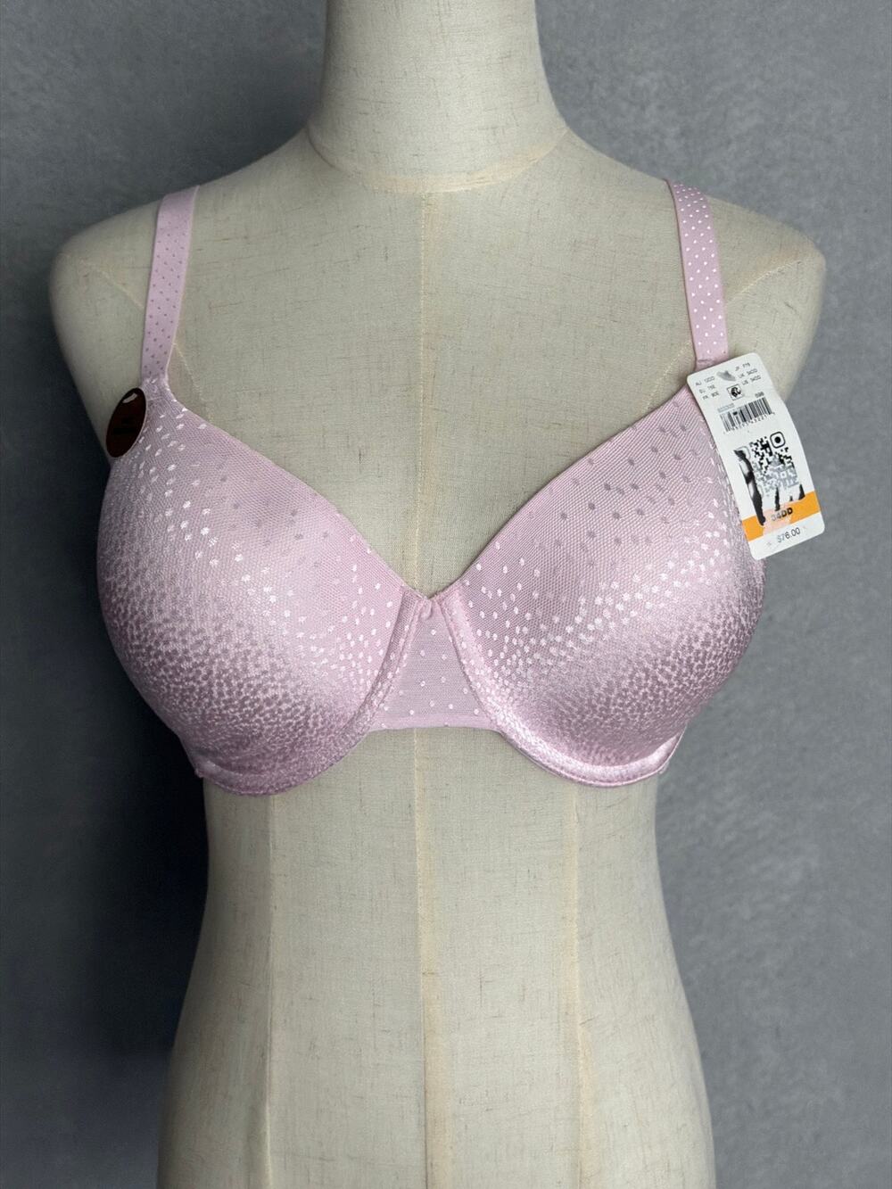 Wacoal T-Shirt Bra Back Appeal in Cradle Pink Women's 36DD NEW